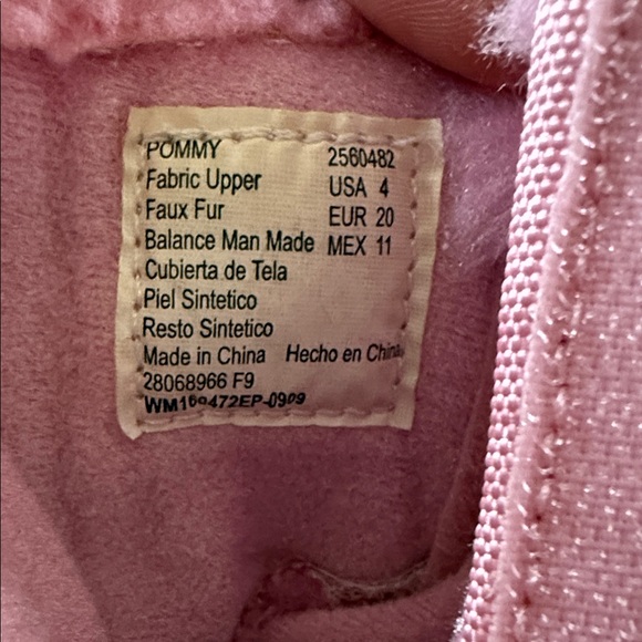 Faded Glory Pink Faux Fur Boots - Picture 6 of 6